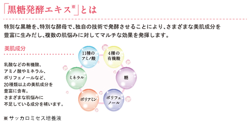 「黒糖発酵エキス」とは